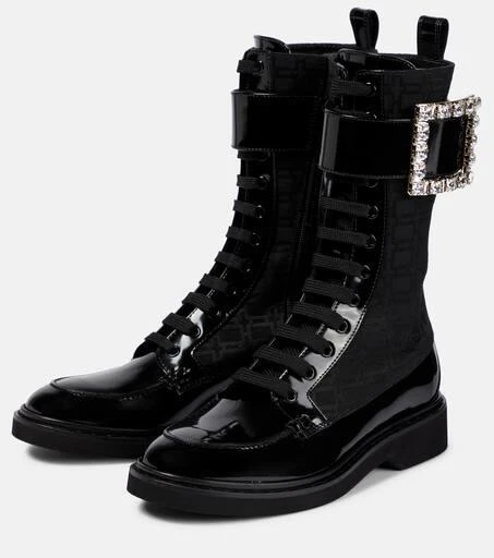 商品Roger Vivier|Viv' Rangers Strass及踝靴,价格¥15835,第5张图片详细描述