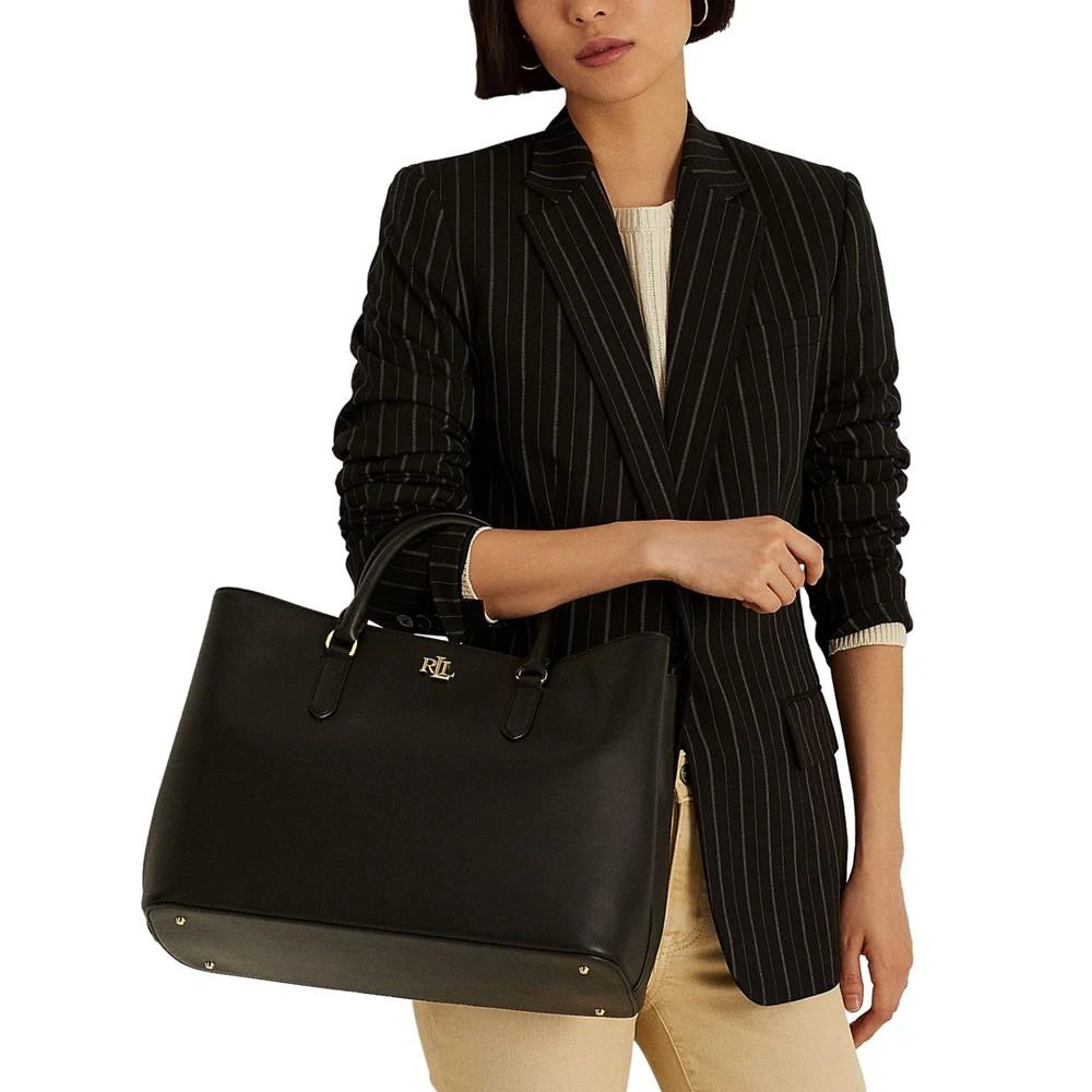 商品Ralph Lauren|Women's Full-Grain Smooth Leather Large Marcy Satchel,价格¥3523,第1张图片