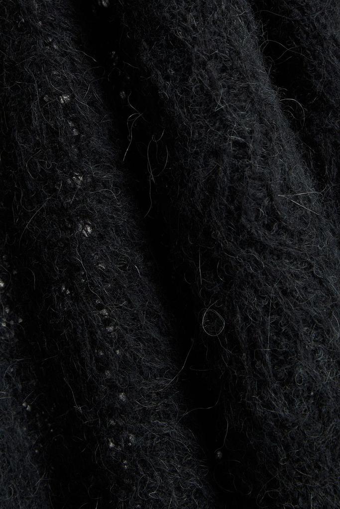 Brushed pointelle-knit alpaca-blend sweater商品第4张图片规格展示