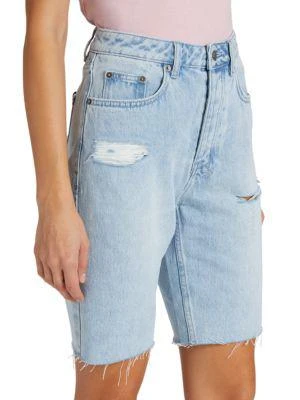 商品Ksubi|Brooklyn Distressed Denim Long Shorts,价格¥396,第3张图片详细描述