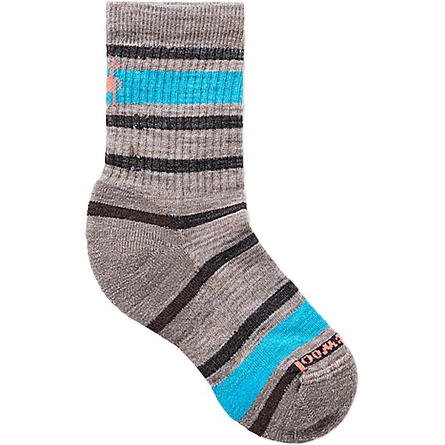 商品SmartWool|Hike Light Cushion Striped Crew Sock - Kids',价格¥99,第1张图片