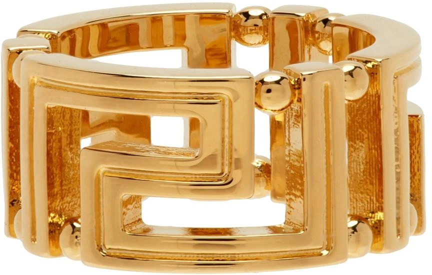 商品Versace|Gold Grecamania Ring,价格¥2002,第4张图片详细描述