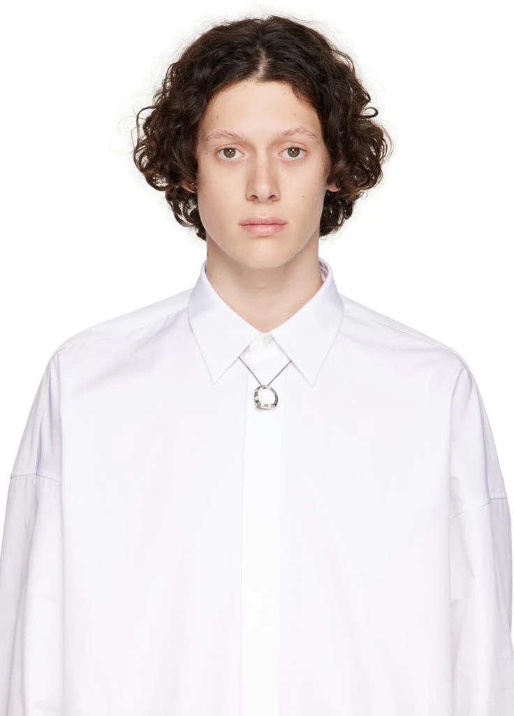 商品Alexander McQueen|银色 Ring 项链,价格¥4951,第3张图片详细描述