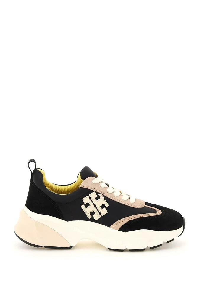 商品Tory Burch|Tory burch suede and nylon good luck sneakers,价格¥1725,第1张图片