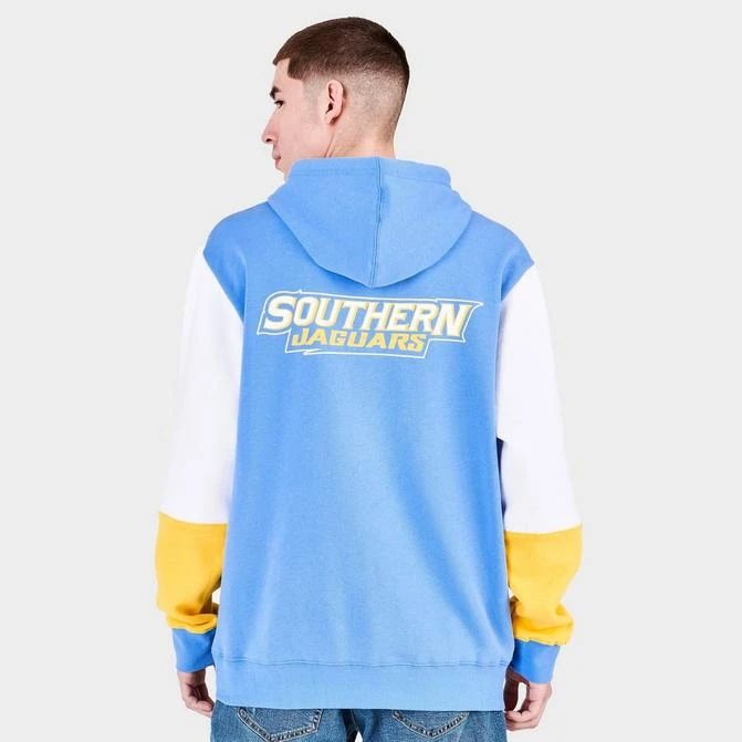 商品Mitchell and Ness|Men's Mitchell & Ness Southern University Jaguars College Colorblock Hoodie,价格¥447,第1张图片