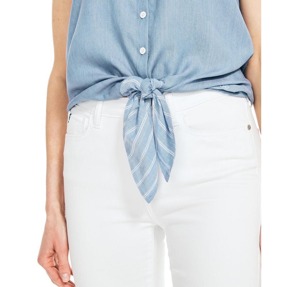 商品Nautica|Women's Jeans Co. Crafted Tie-Front Camisole Top,价格¥431,第5张图片详细描述