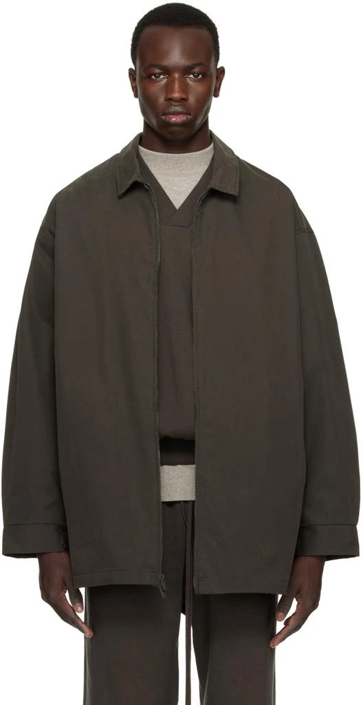 商品Essentials|Gray Zip Jacket,价格¥976,第1张图片