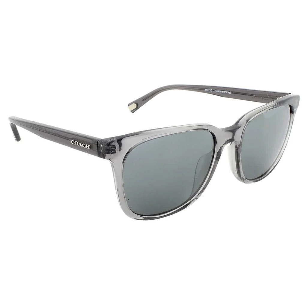 商品Coach|Coach Silver Flash Square Mens Sunglasses HC8313U 55376G 54,价格¥411,第1张图片