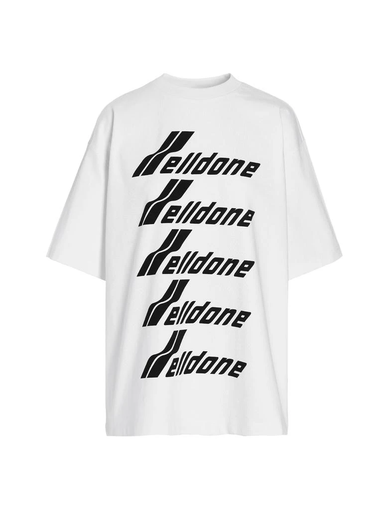 商品We11done|Multi logo T-shirt,价格¥1341,第1张图片