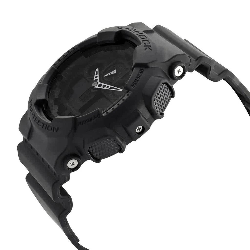 商品Casio|G-Shock Perpetual Alarm World Time Chronograph Quartz Analog-Digital Black Dial Men's Watch GA-100-1A1,价格¥526,第2张图片详细描述