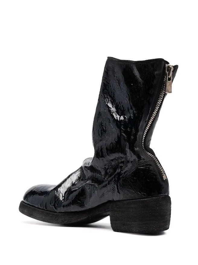 商品guidi|GUIDI WOMEN 788Z FLASH CLASSIC BACKZIP BOOT FLSBLK,价格¥3924,第4张图片详细描述