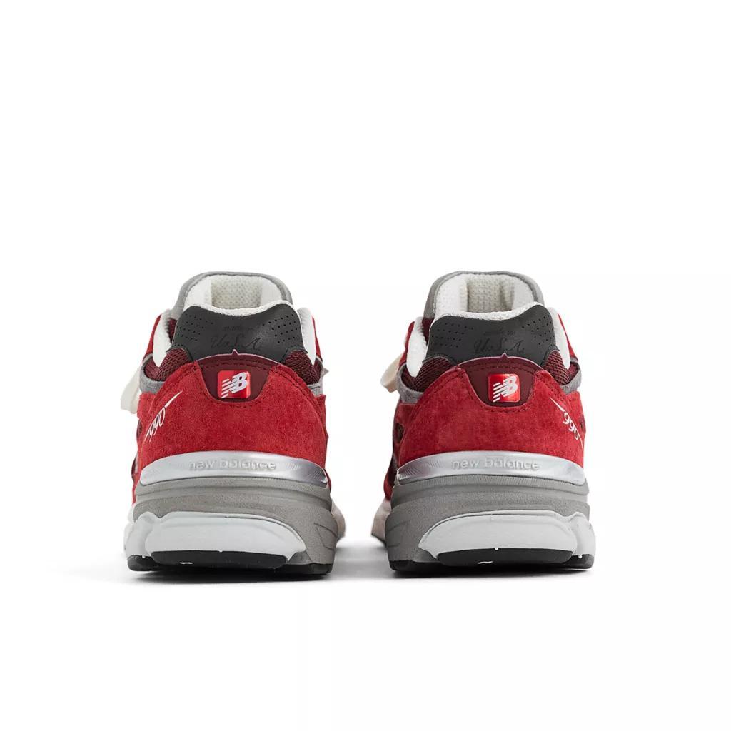 商品New Balance|男款 Teddy Santis联名 新百伦 美产 990v3 休闲鞋 黑红色,价格¥1436,第6张图片详细描述