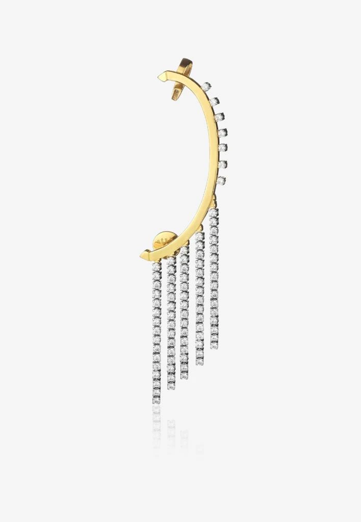 商品EÉRA|Special Order - Paris Single Earcuff in 18-karat Yellow Gold with Diamonds,价格¥112511,第1张图片