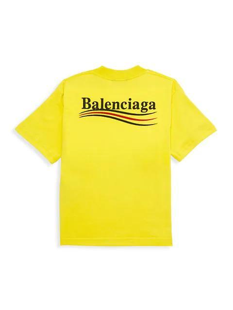商品Balenciaga|Little Kid's & Kid's Political Campaign Logo T-Shirt,价格¥1662,第5张图片详细描述