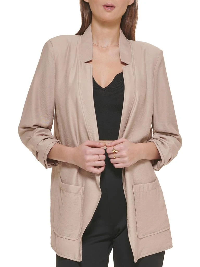 商品DKNY|Womens Ruched Suit Separate Open-Front Blazer,价格¥192,第5张图片详细描述