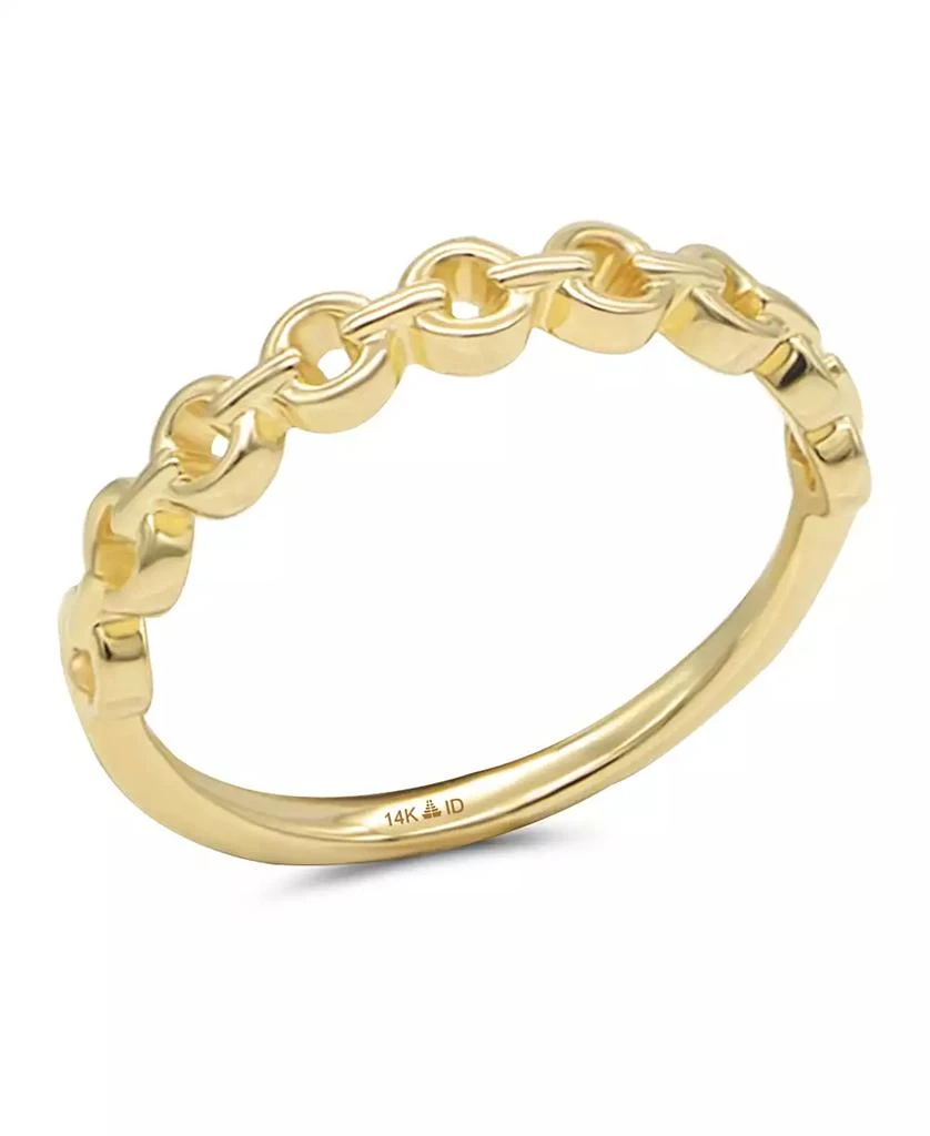 商品DEVATA|14K Gold Cable Link Ring, Size,价格¥1355,第5张图片详细描述