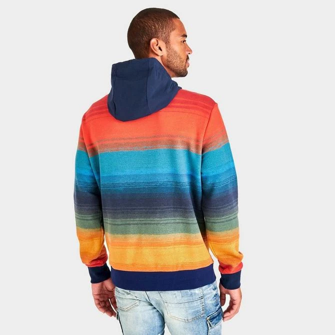 Men's Polo Ralph Lauren Polo Sport Ombré Striped Fleece Hoodie 商品