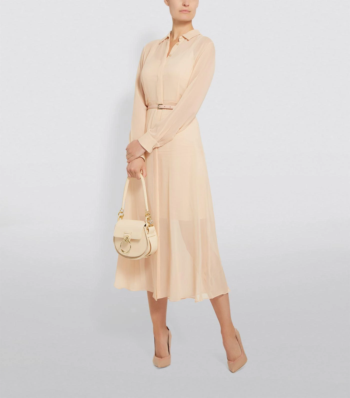 商品Max Mara|Silk Shirt Dress,价格¥7268,第4张图片详细描述