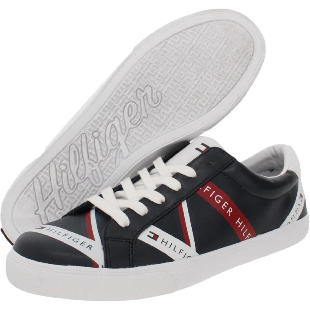 商品Tommy Hilfiger|Tommy Hilfiger Womens Lacen Faux Leather Low Top Casual and Fashion Sneakers,价格¥299,第4张图片详细描述