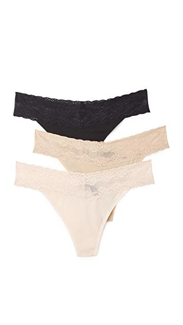 商品Natori|Bliss Perfection 丁字裤 3 条装,价格¥363,第1张图片