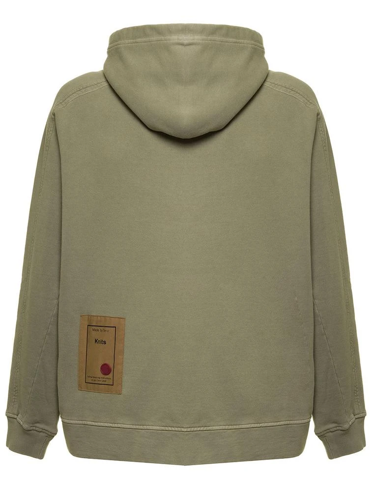 商品Ten C|Ten C Man's  Green Cotton Hoodie,价格¥1386,第2张图片详细描述