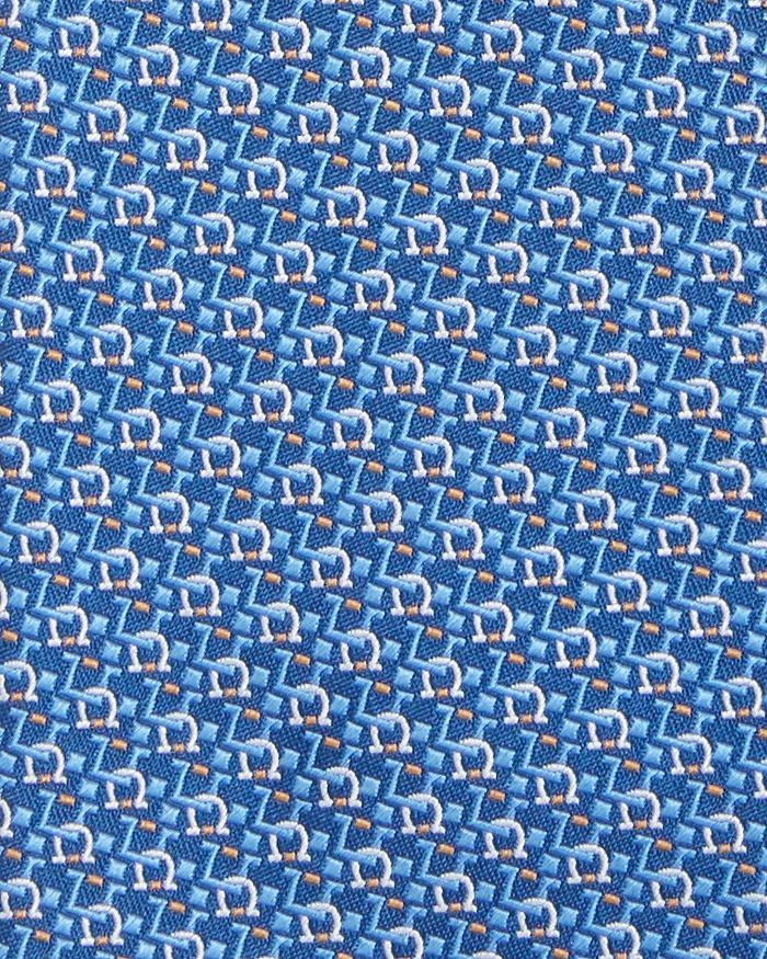 商品Salvatore Ferragamo|Salvatore Ferragamo Men's Horse Shoe Print Silk Classic Tie,价格¥1170,第2张图片详细描述