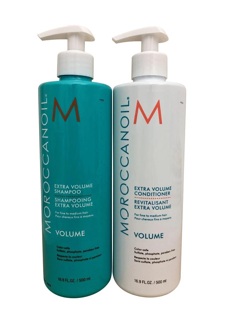 商品Moroccanoil|Moroccanoil Extra Volume Shampoo & Conditioner DUO 16.9 OZ Each,价格¥559,第1张图片