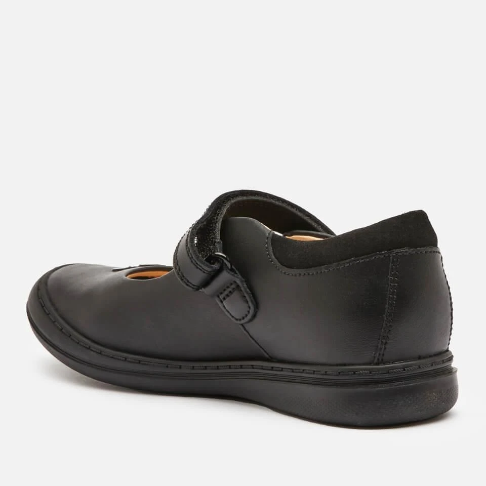 商品Clarks|CLARKS SCOOTER JUMP KIDS' SCHOOL SHOES - BLACK LEATHER,价格¥336,第2张图片详细描述