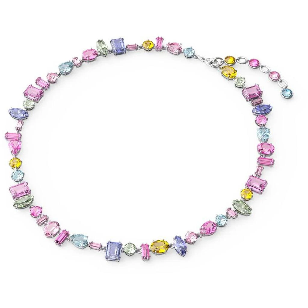 商品Swarovski|Swarovski Women's Necklace - Gema All Around Rhodium Plated Multicolor | 5613738,价格¥2049,第2张图片详细描述
