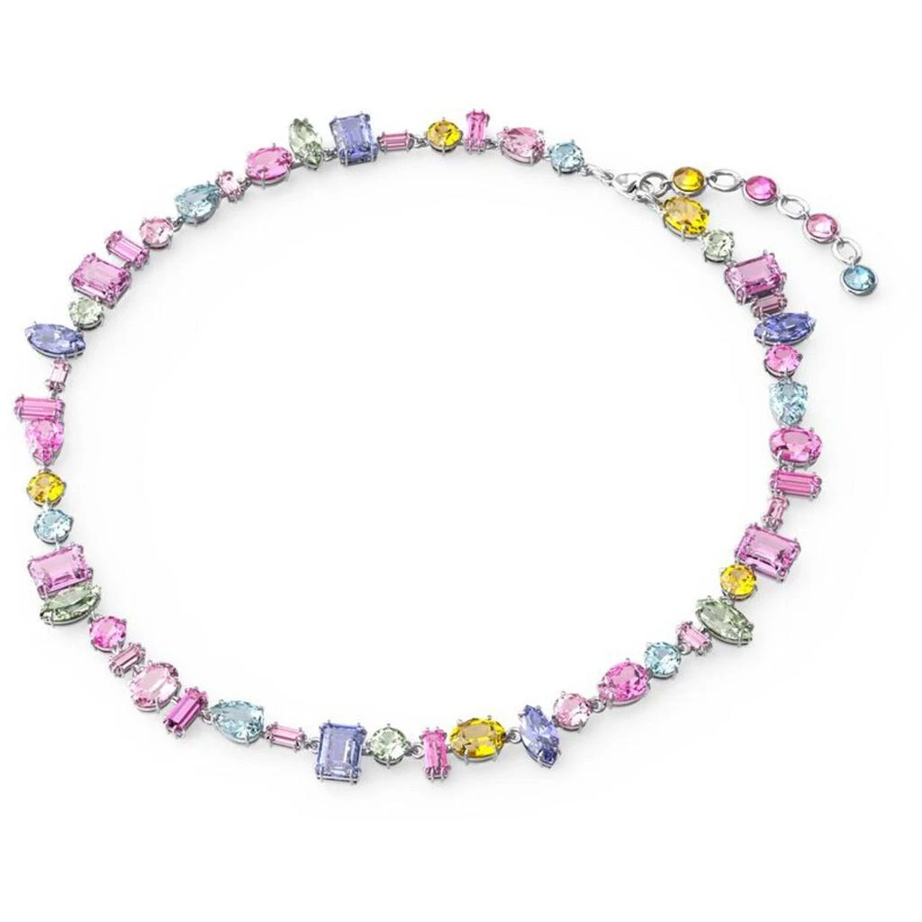 商品Swarovski|Swarovski Women's Necklace - Gema All Around Rhodium Plated Multicolor | 5613738,价格¥2024,第2张图片详细描述