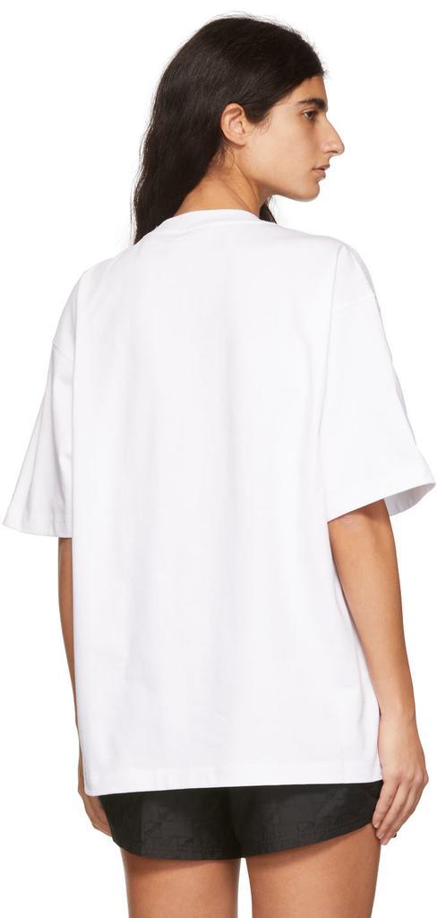 商品We11done|White Cotton T-Shirt,价格¥495,第5张图片详细描述