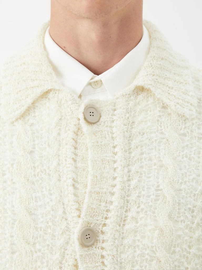 商品Our Legacy|Big cable-knit merino-blend cardigan,价格¥3396,第3张图片详细描述