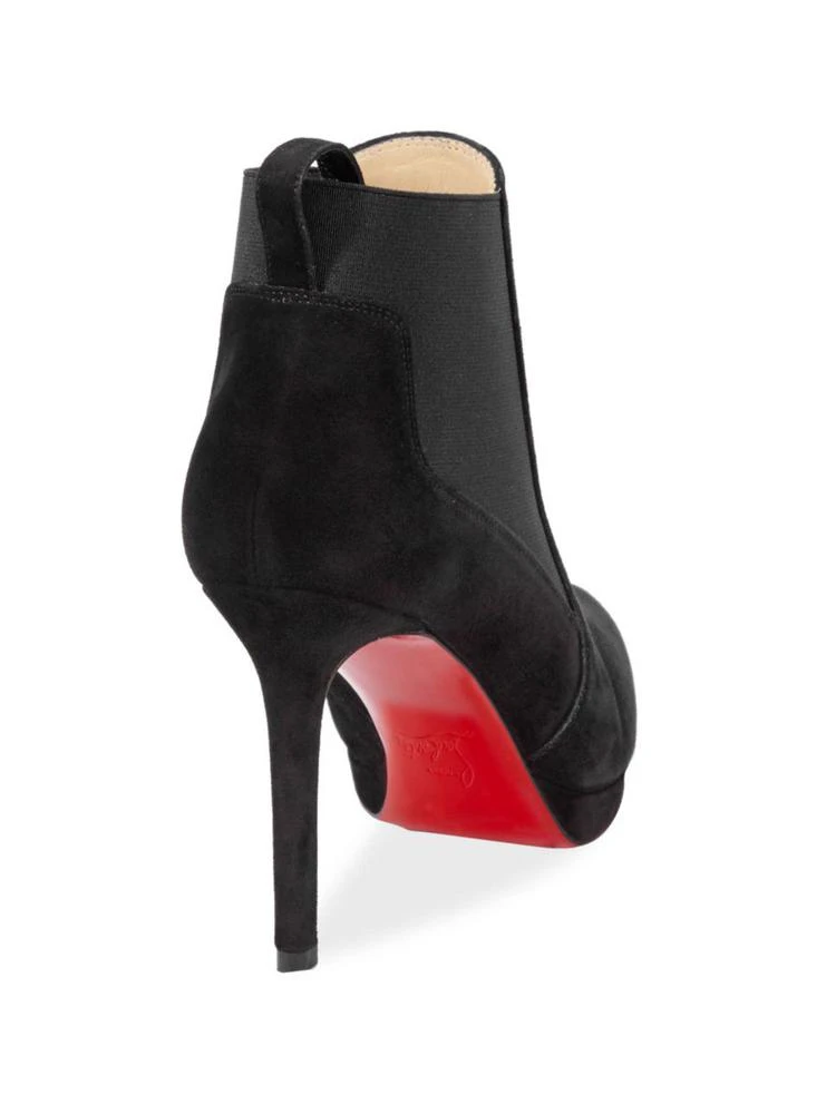 商品Christian Louboutin|Crochinetta 100 Suede Booties,价格¥7057,第2张图片详细描述