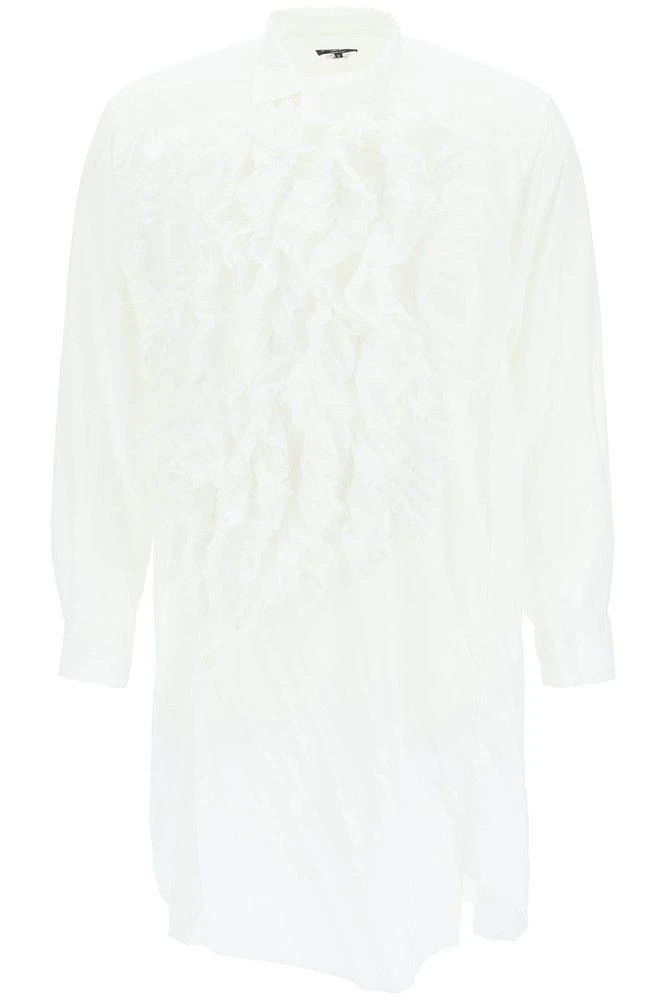 商品Comme des Garcons|Comme des Garçons Homme Plus Ruffled Asymmetric Shirt,价格¥4004,第1张图片