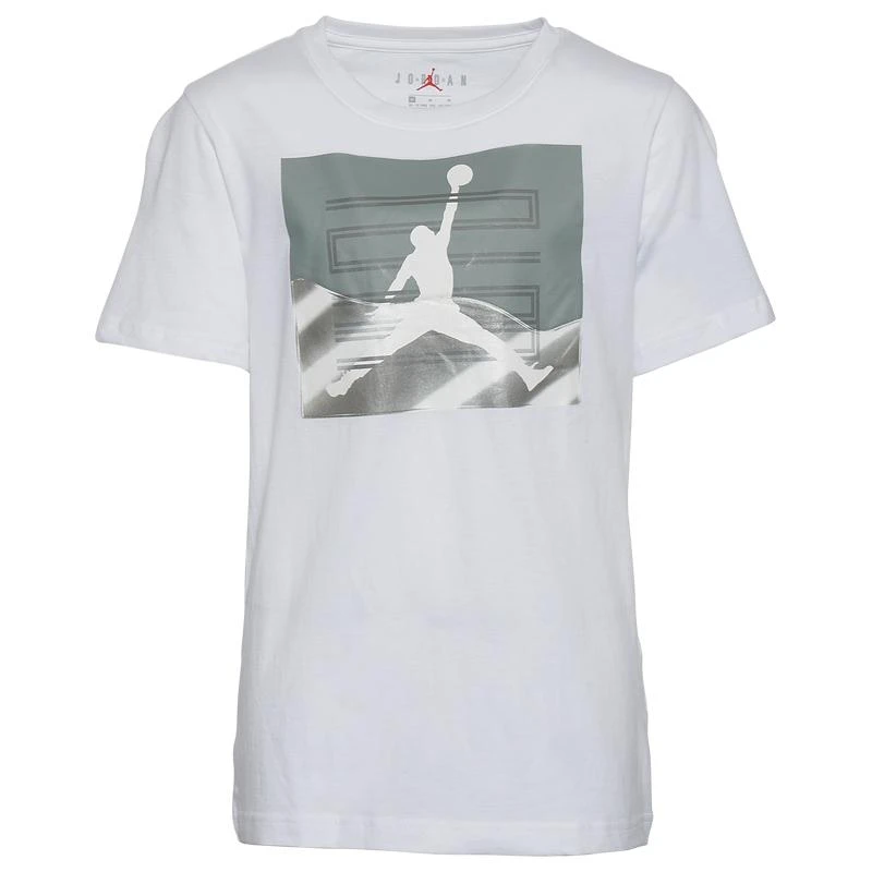 商品Jordan|Jordan AJ11 Carbon Jumpman Short Sleeve T-Shirt - Boys' Grade School,价格¥187,第1张图片