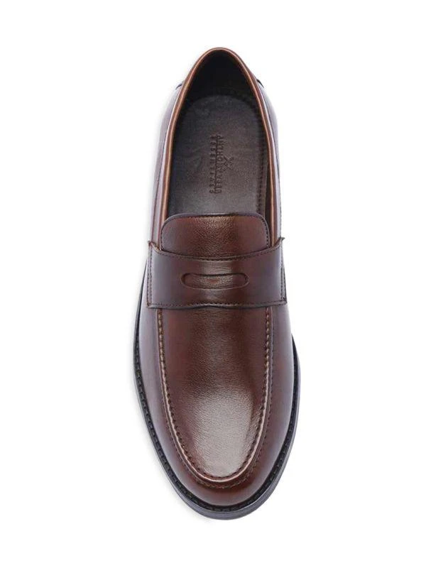 商品Anthony Veer|Sherman Leather Penny Loafers,价格¥1026,第3张图片详细描述