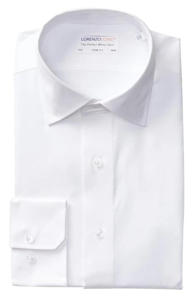 商品Lorenzo Uomo|Royal Oxford Trim Fit Dress Shirt,价格¥382,第1张图片