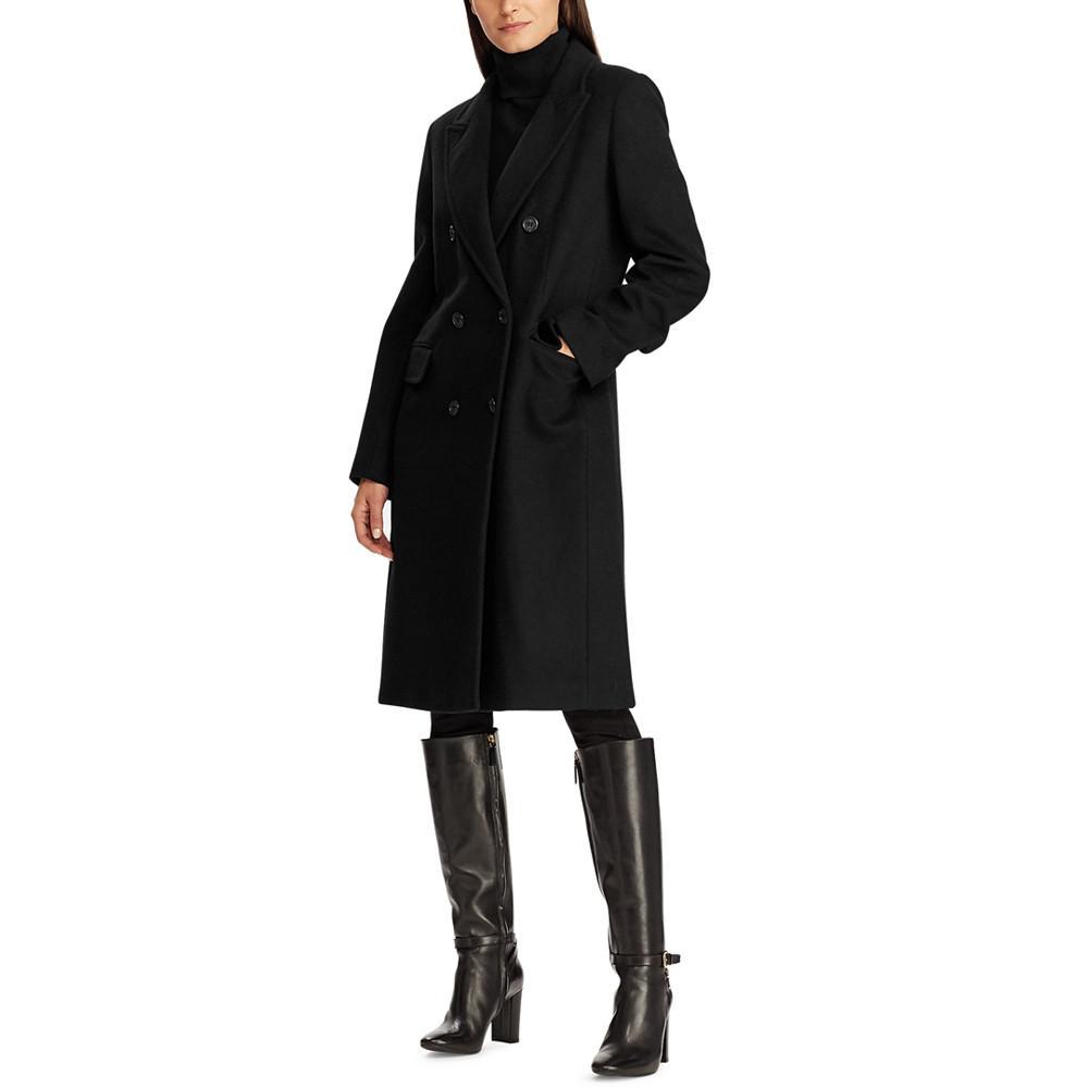 商品Ralph Lauren|Women's Double-Breasted Walker Coat,价格¥2612,第1张图片