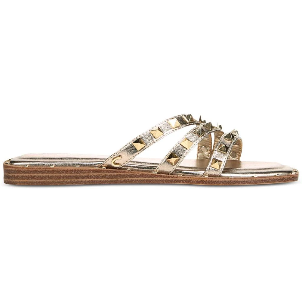 商品Sam Edelman|Circus by Sam Edelman Womens Verity Faux Leather Embellished Slide Sandals,价格¥89,第3张图片详细描述