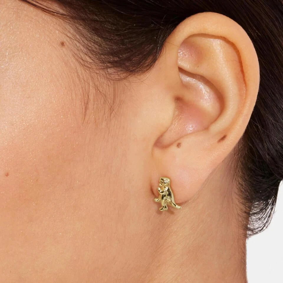 商品Coach|Coach Women's Rexy Stud - Gold,价格¥257,第2张图片详细描述