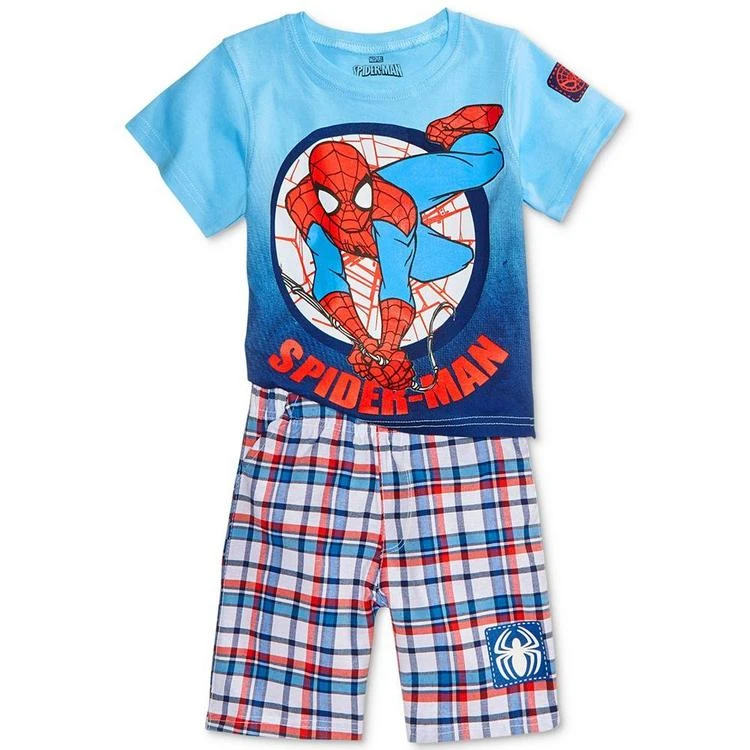 商品Nannette|2-Pc. Spider-Man Graphic-Print T-Shirt & Shorts Set, Toddler Boys (2T-5T),价格¥65,第1张图片