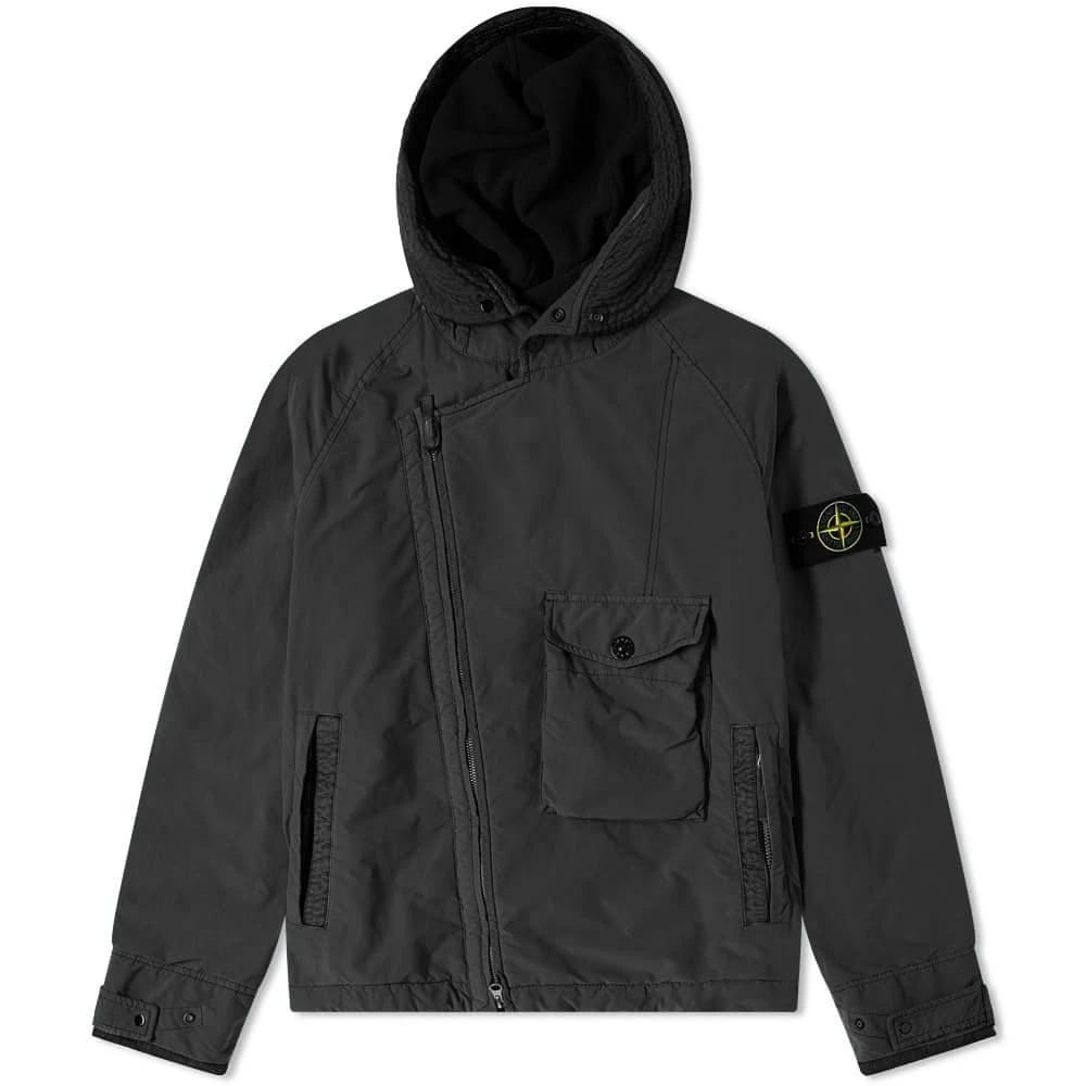 商品Stone Island|Stone Island David  Light-Tc Asymmetric Zip Jacket,价格¥5401,第1张图片