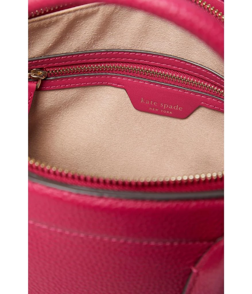 商品Kate Spade|Knott Color-Blocked Pebbled Leather Medium Zip Top Satchel,价格¥2772,第3张图片详细描述