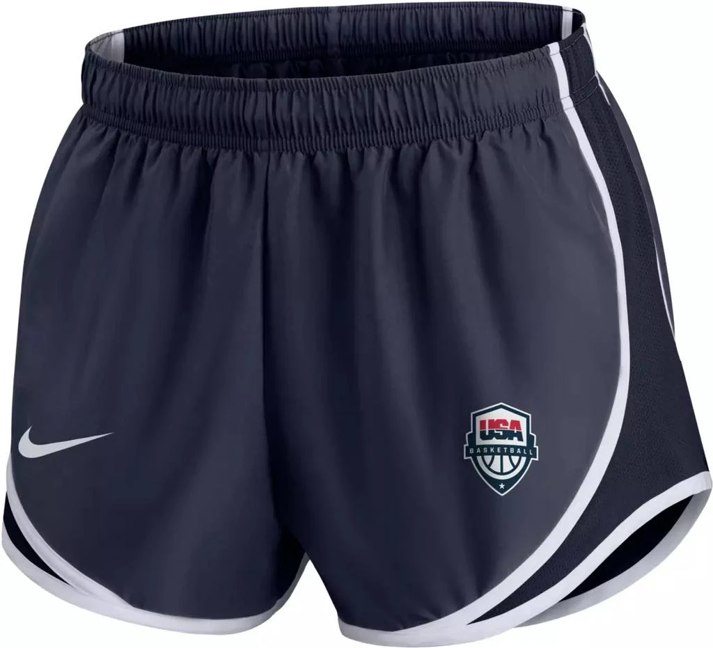 商品NIKE|Nike Women's USA 2024 Tempo Navy Shorts,价格¥118,第1张图片详细描述