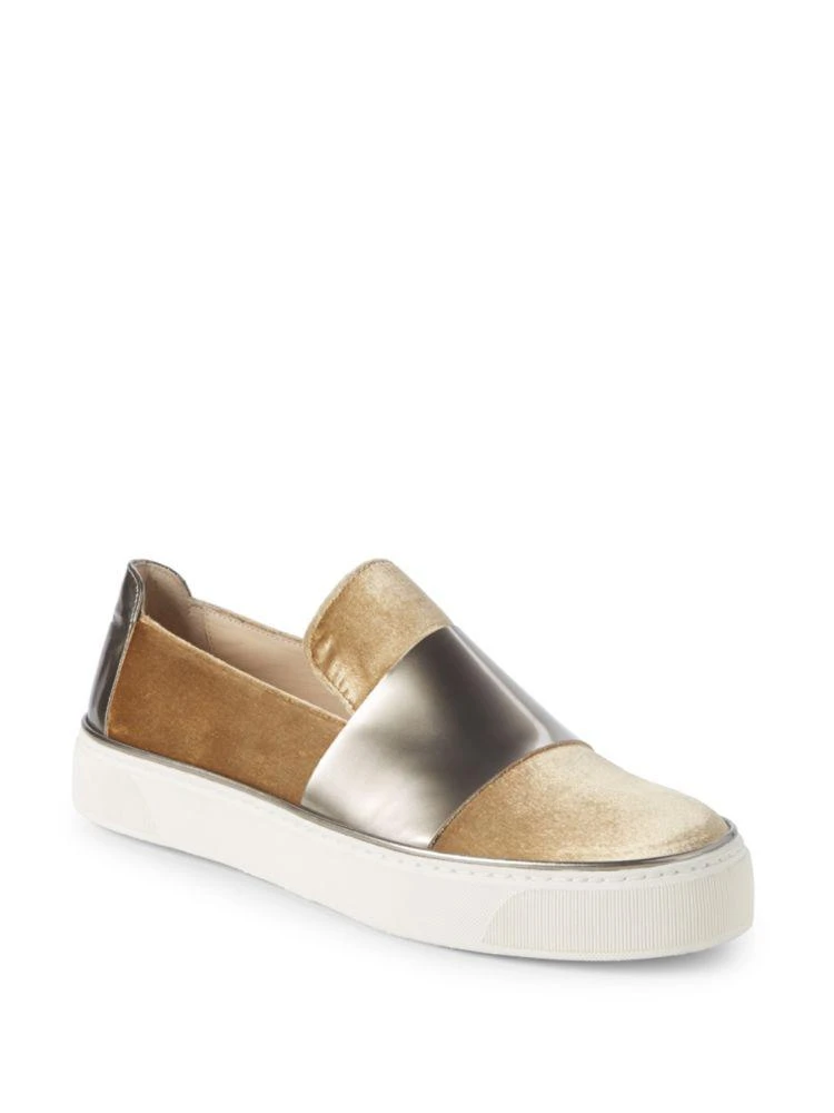 商品Stuart Weitzman|Boyband Satin Skate Sneakers,价格¥1026,第1张图片
