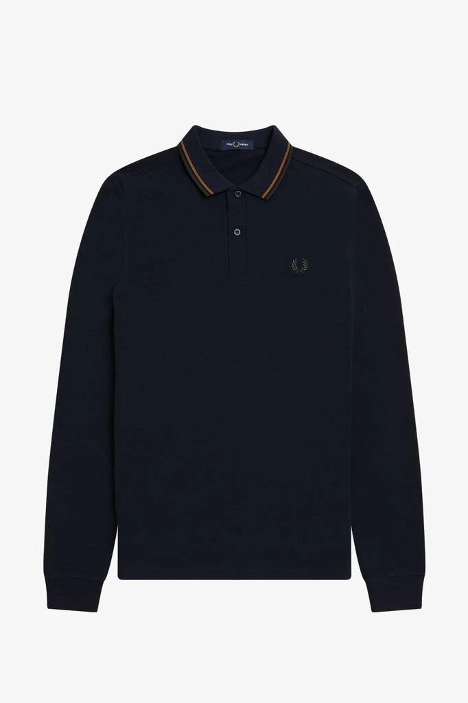 商品Fred Perry|Fred Perry M3636 Long Sleeve Polo Navy,价格¥745,第1张图片