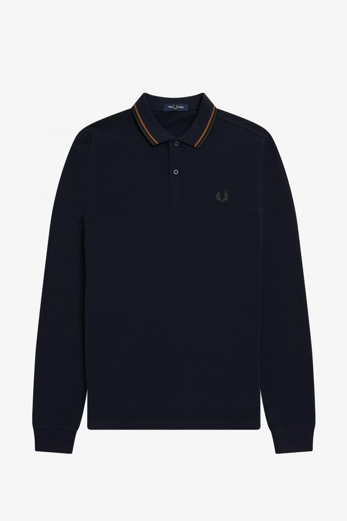 商品Fred Perry|Fred Perry M3636 Long Sleeve Polo Navy,价格¥699,第1张图片