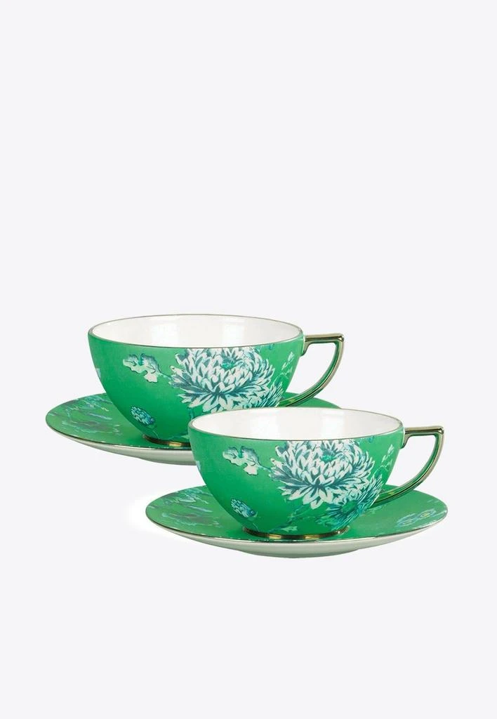 商品Wedgwood|Jasper Conran Tea Cup and Saucer - Set of 2,价格¥1562,第1张图片