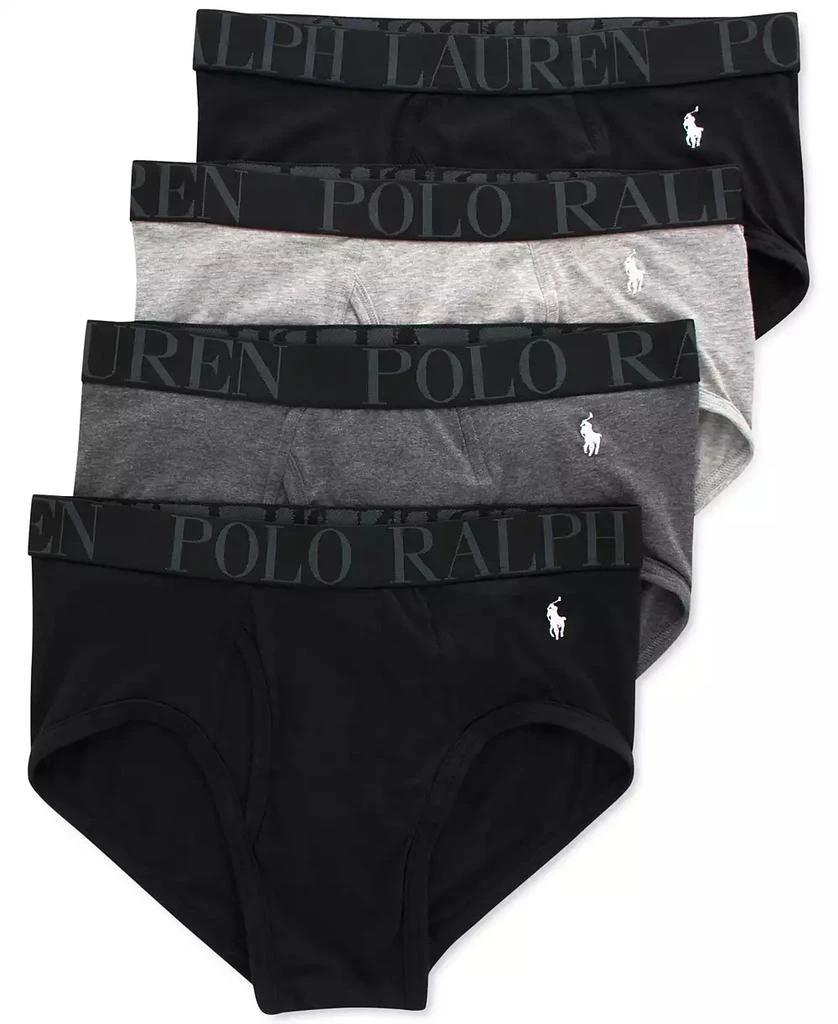 商品Ralph Lauren|Men's 4-Pack Classic Stretch Briefs,价格¥376,第2张图片详细描述