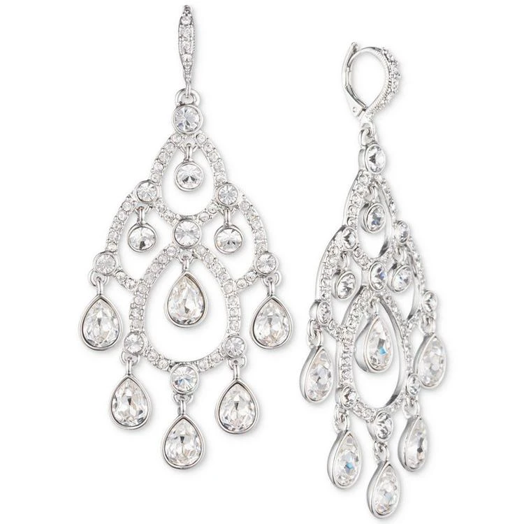 商品Givenchy|Silver-Tone Crystal Chandelier Earrings,价格¥426,第1张图片